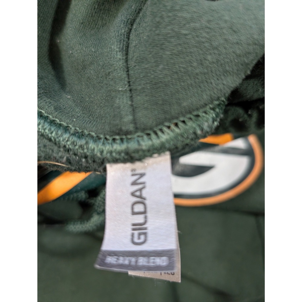 Green Bay Packers Hoodie Mens 2XL Green Graphic Sweatshirt NFL Football Gilden - Picture 6 of 11